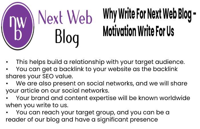 next web why write 