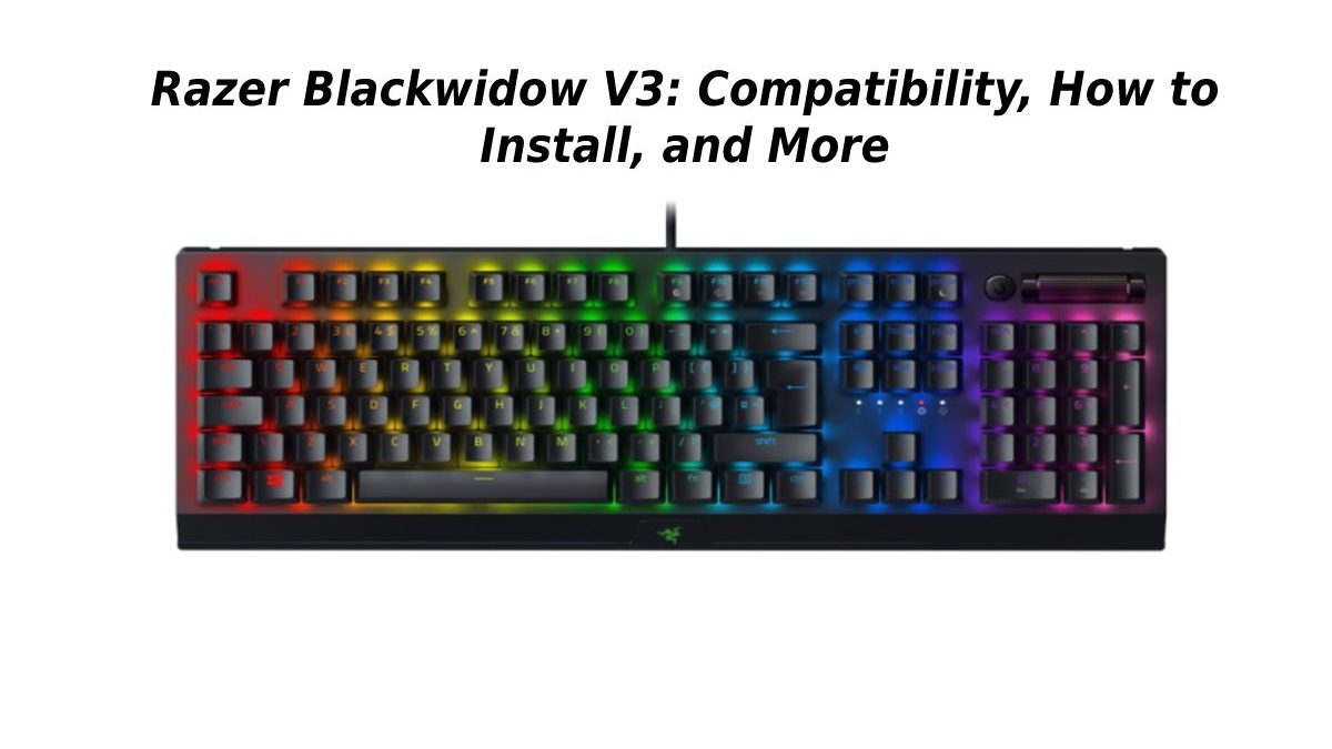 Razer Blackwidow V3: Compatibility, How to Install, and More