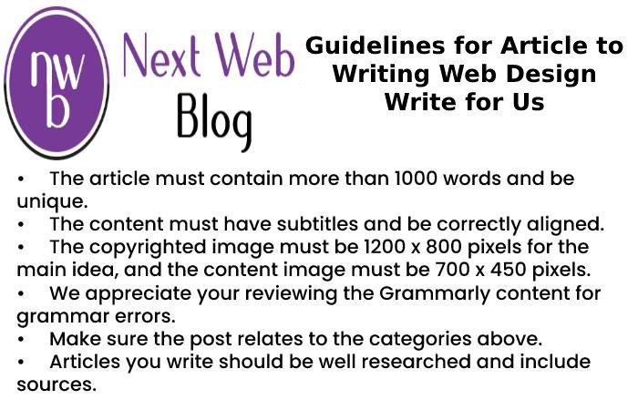 next web blog Guidelines