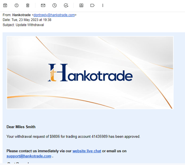 FROM HANKOTRADE